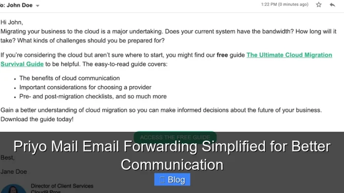 Priyo Mail Email Forwarding Simplified for Better Communication