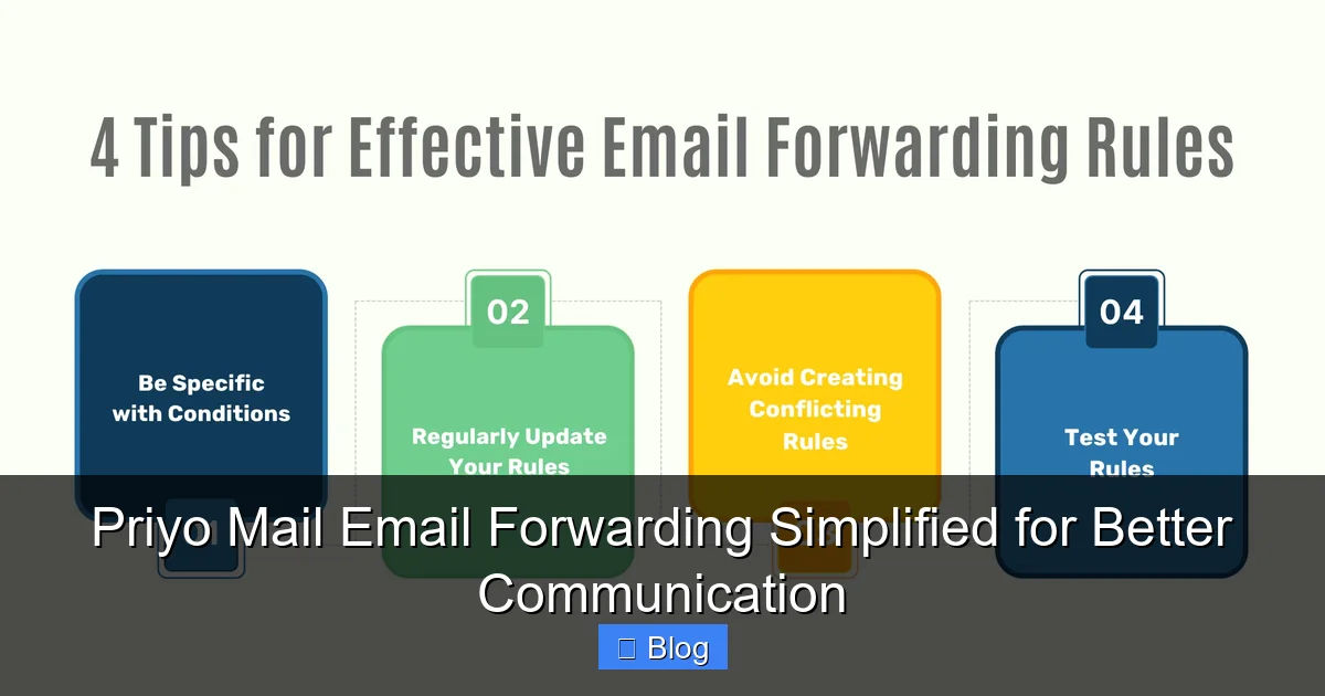 Priyo Mail Email Forwarding Simplified for Better Communication