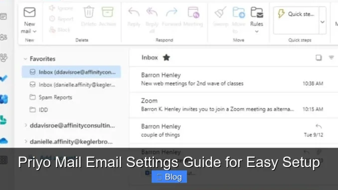 Priyo Mail Email Settings Guide for Easy Setup