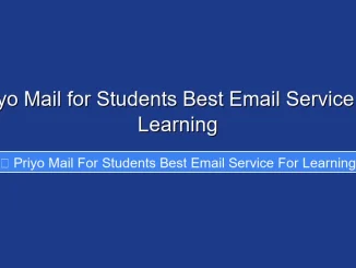 Priyo Mail for Students Best Email Service for Learning