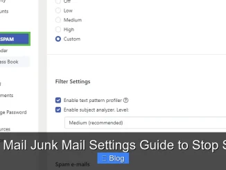Priyo Mail Junk Mail Settings Guide to Stop Spam