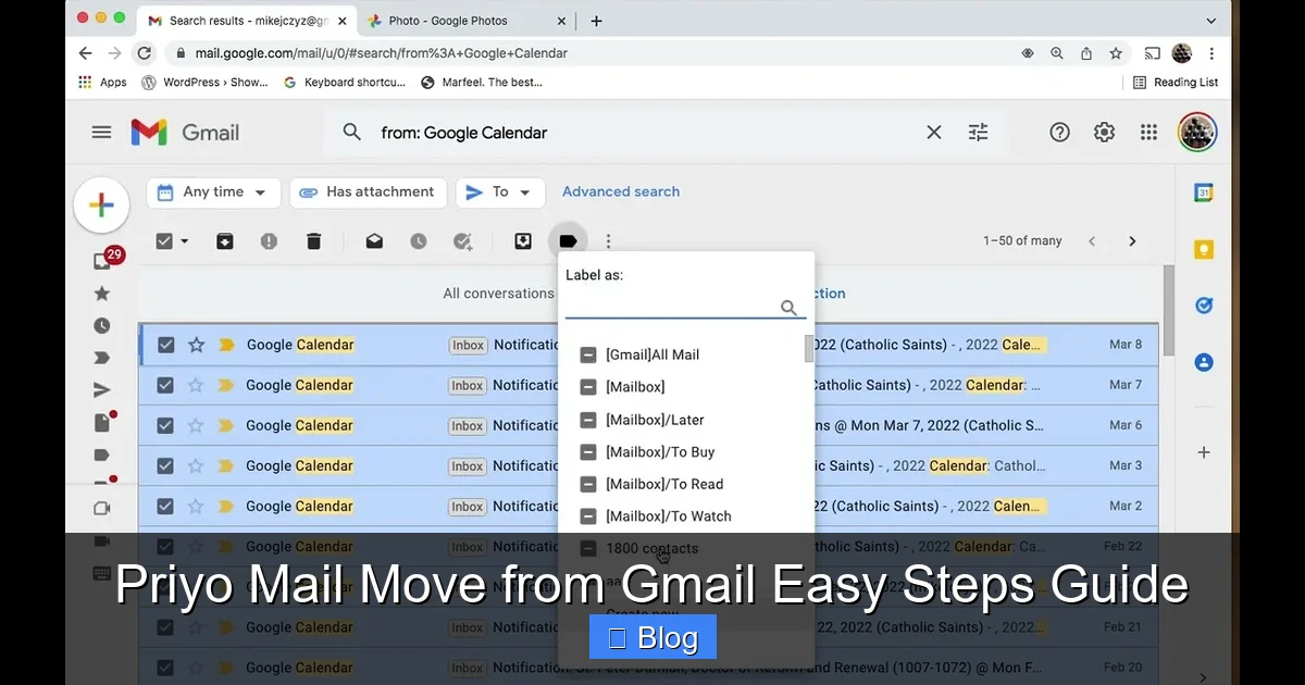 Priyo Mail Move from Gmail Easy Steps Guide