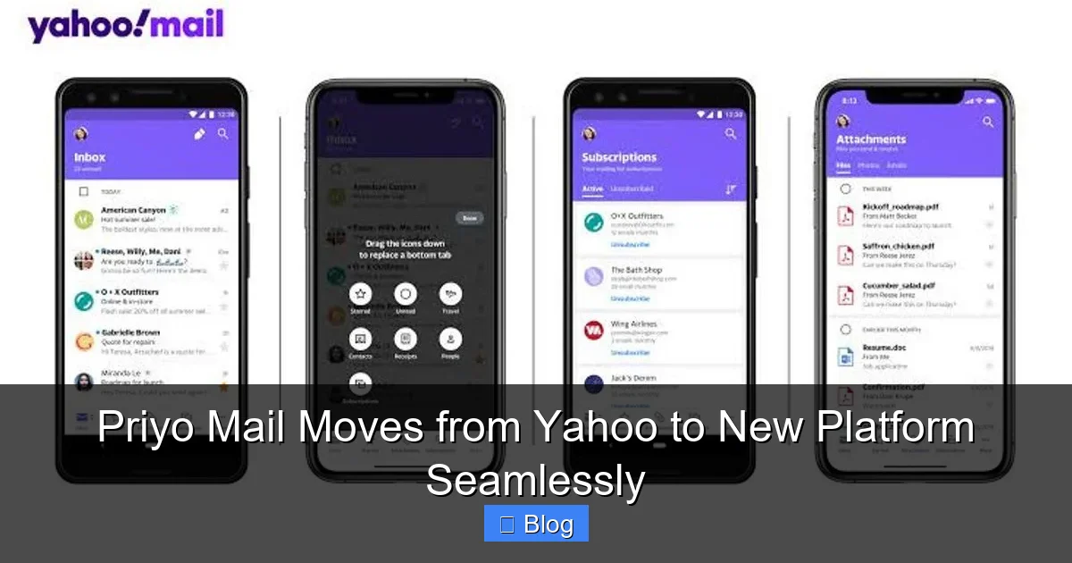 Priyo Mail Moves from Yahoo to New Platform Seamlessly