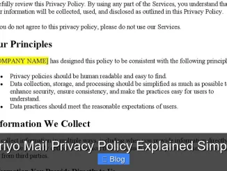 Priyo Mail Privacy Policy Explained Simply