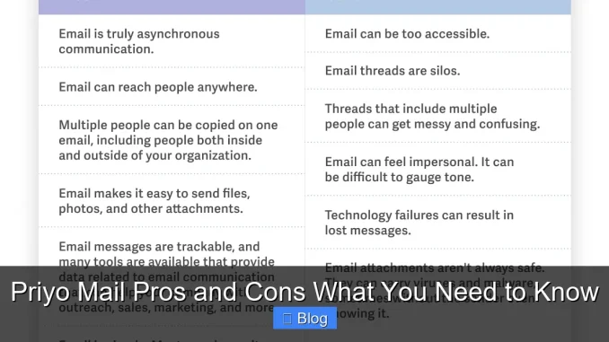 Priyo Mail Pros and Cons What You Need to Know