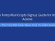 Priyo Temp Mail Crypto Signup Guide for Instant Access