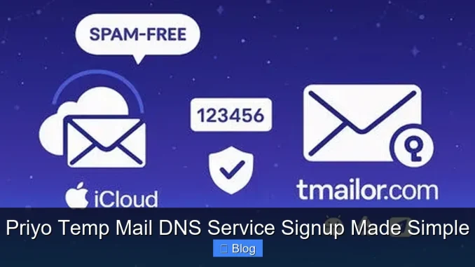 Priyo Temp Mail DNS Service Signup Made Simple