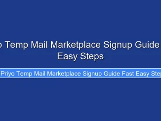 Priyo Temp Mail Marketplace Signup Guide Fast Easy Steps