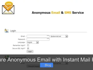 Secure Anonymous Email with Instant Mail Priyo