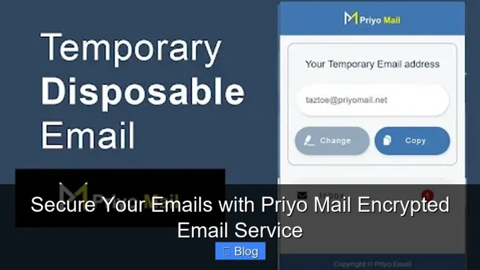 Secure Your Emails with Priyo Mail Encrypted Email Service