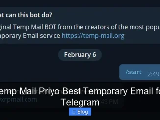 Temp Mail Priyo Best Temporary Email for Telegram