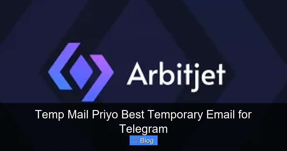 Temp Mail Priyo Best Temporary Email for Telegram