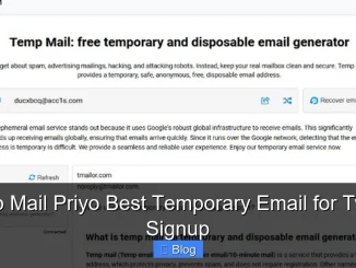 Temp Mail Priyo Best Temporary Email for Twitter Signup
