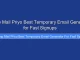 Temp Mail Priyo Best Temporary Email Generator for Fast Signups
