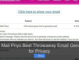 Temp Mail Priyo Best Throwaway Email Generator for Privacy