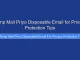 Temp Mail Priyo Disposable Email for Privacy Protection Tips