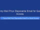 Temp Mail Priyo Disposable Email for Quick Access