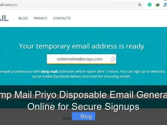 Temp Mail Priyo Disposable Email Generator Online for Secure Signups