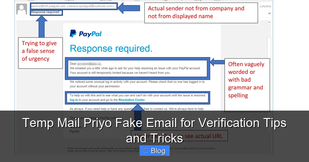 Temp Mail Priyo Fake Email for Verification Tips and Tricks