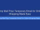 Temp Mail Priyo Temporary Email for Online Shopping Made Easy