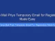 Temp Mail Priyo Temporary Email for Registration Made Easy